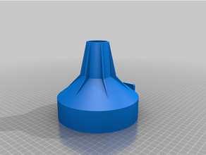 funnel concrete customized 3d print model - Mito3D