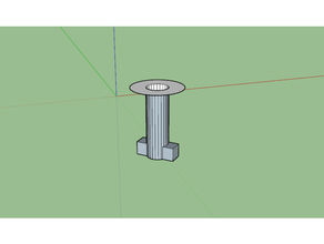 team rc18t axel shaft template 3d print model - Mito3D