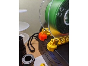 6mm reforço paixão súbita bq filamento carretel suporte 3d print model - Mito3D