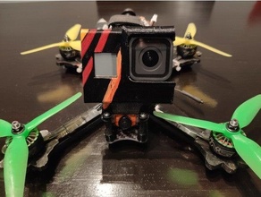Skitzo clone gopro 8 montare drone fpv quad quadricottero readytosky 3d print model - Mito3D