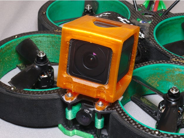 verde avispón gopro sesión runcam 5 montar iflight 3D print model - Mito3D