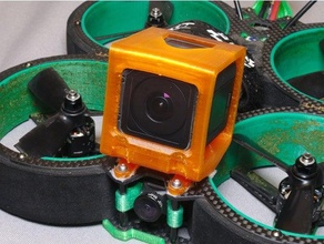 verde vespa gopro sessão câmera corrida 5 monte iflight 3d print model - Mito3D