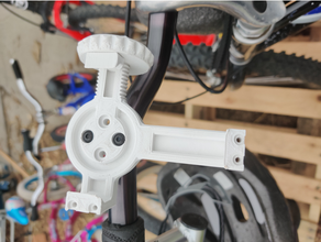 universal phone mount bike bicycle smartphone holder 3d print model - Mito3D