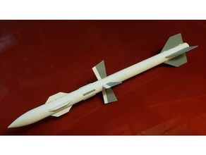 r 27 alamo misil armamento bomba ala libre jet artillería r27 cohete 35 su35 3d print model - Mito3D