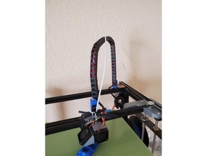 tronxy x5s vertical cable chain 3d print model - Mito3D
