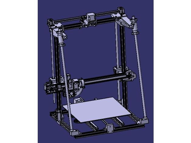 adimlab gantry stp files 3D print model - Mito3D