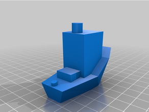 lofi banquillo 3dbenchy barco prueba 3d print model - Mito3D