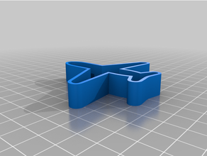cookie cutter-airplane shape 3d print model - Mito3D