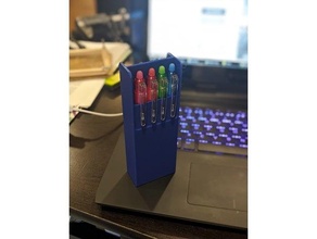 pilot frixion pen holder rocketbook 3d print model - Mito3D