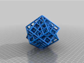 customized lattice canotherlatticeremixube torture test 3d print model - Mito3D