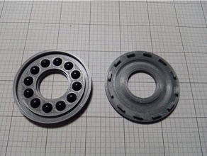 snap thrust bearing turntable lazy susan airsoft 3d print model - Mito3D