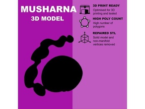 musharna Pokémon Munna bouclier épée 3d print model - Mito3D