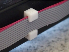 düz kablo Kulp destek orijinal Prusa i3 mk3s klips 3d print model - Mito3D
