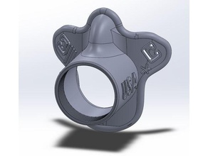 welding helmet eco filter plastic band straps 3d print model - Mito3D