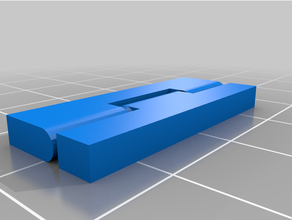 customized hinge 3d print model - Mito3D
