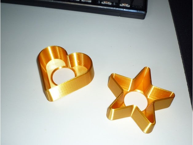biscotto muffa stella cuore forno biscotti colazione cookiecutter taglierina cucina tagliabiscotti 3D print model - Mito3D