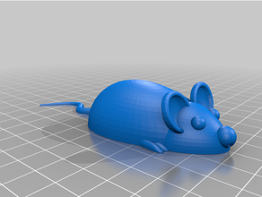 il topo magnetico - magnetic mouse 3d magnet 3d print model - Mito3D