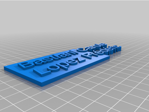 customizenamed nameplate customized 3d print model - Mito3D