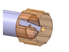 chanfro Gardena tubo instalação 25 mm 3d print model - Mito3D