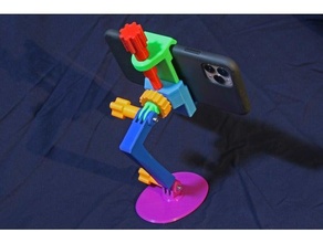 Telefon Stand Schraube gopro atachment 3d Drucken Handy Zelle covid 19 DIY Video iPhone 3d print model - Mito3D