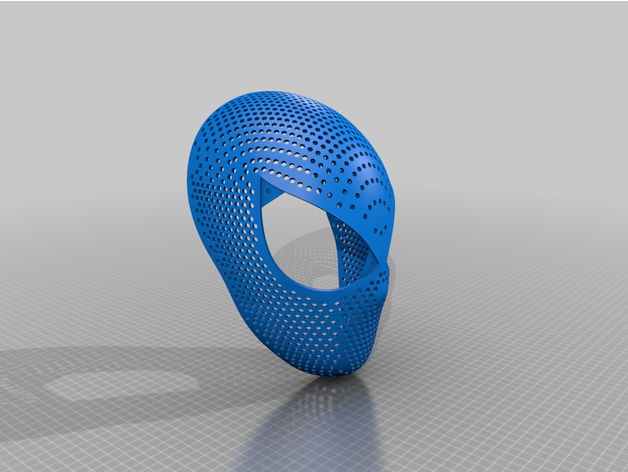 hombre araña ps4 máscara cara concha agujeros 3D print model - Mito3D