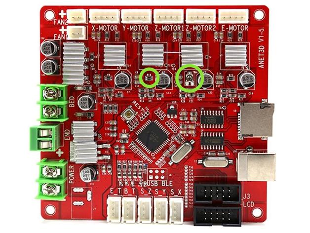 anet a8 reduce stepper current 3D print model - Mito3D