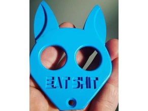 es amp d Yavru kedi poker anahtarlık yeniden düzenleme savunma 3d print model - Mito3D