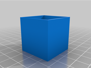 30mm calibration cube - open 30mm calibration calibration cube cube 3d print model - Mito3D