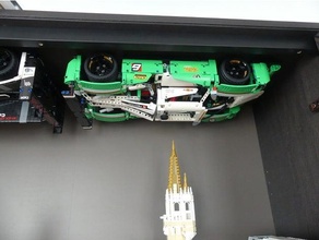 pared montar Lego resistencia coche vehiculo 42039 3d print model - Mito3D