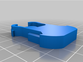 gopro mounting buckle 3d print model - Mito3D