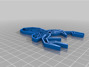 personalizado origami veado cabeça 3d print model - Mito3D