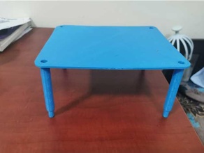 modular Tabelle Stapel Stand Tischplatte 3d print model - Mito3D