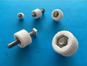 botões giratórios nozes m3 m4 m5 m6 m8 3d print model - Mito3D