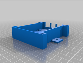 frambuesa pi 4 caso funda pared 3d print model - Mito3D