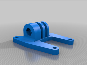 support gopro sloop v2x 3d print model - Mito3D