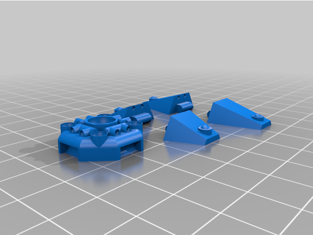 klasik savaş ağası titan ayak becerikli titanicus at18 dönüştürmek parçalar 3D print model - Mito3D