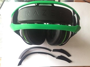 razer man o'war headband headphones headset manowar repair 3d print model - Mito3D