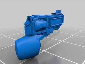 monarque modèle boulon pistolet 40k bois équipement 3d print model - Mito3D