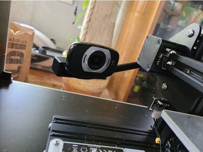 ender 3 logitech fold-and-go webcam mount creality ender 3 creality ender 3 pro ender 3 logitech logitech b525 logitech c310 logitech c525 logitech c615 logitech webcam x-axis