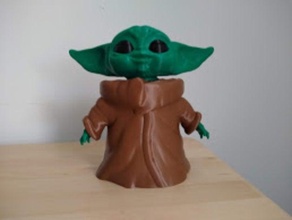 Baby Yoda Schweinchen Bank Krieg Sterne Mandalorianer 3d print model - Mito3D