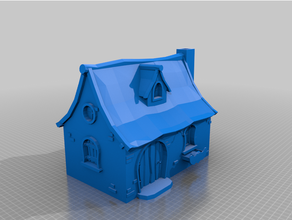 gnomish house - terrain gnome 3d print model - Mito3D