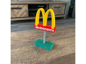 McDonalds Zeichen Werbung 3d print model - Mito3D