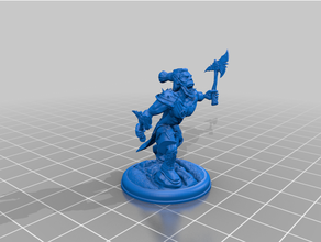 orco assi 28mm ascia barbaro characyer draghi dungeon fantasia gioco giocatore Giochi giochi mano mehdals mini miniatura miniature minis modello mostro in esecuzione 3d print model - Mito3D