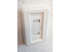 hue remote wall mount lightswitch 3d print model - Mito3D