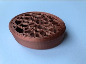 voronoi jabón plato 3d print model - Mito3D
