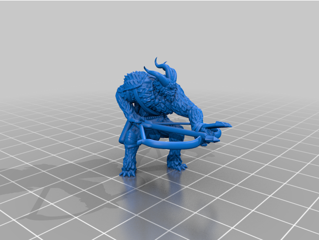 algox arqueiro Gelado Gloomhaven 3D print model - Mito3D