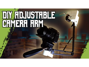 adjustable camera arm parts mount diy dslr 3d print model - Mito3D