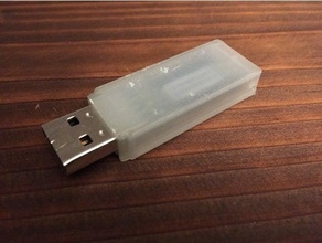 USB Stock Fall Mantel 3d print model - Mito3D