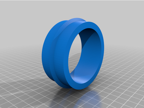 73 74 double sided rim spacer 3d print model - Mito3D