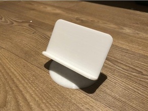 phone stand horizontal holder iphone smartphone 3d print model - Mito3D